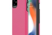 For Samsung Galaxy A14 5G Dotted Shockproof Hybrid 2 in 1 Case Rose