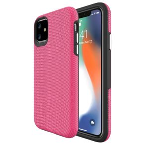 For Samsung Galaxy A14 5G Dotted Shockproof Hybrid 2 in 1 Case Rose