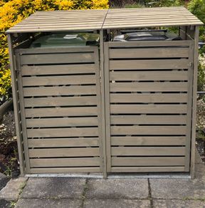 Bin store - damaged