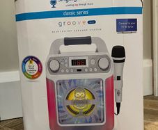Kids karaoke sing along machine