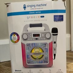 Kids karaoke sing along machine