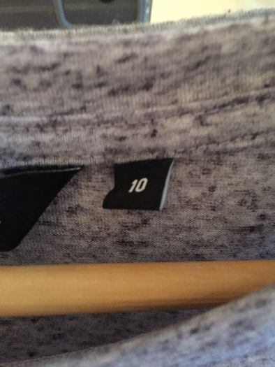 Sleeveless Grey Top size 10