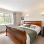 King size sleigh bed and 2 side cabinets Image 7