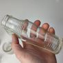 213 - Set of 5 Vintage Clear Glass Decorative Collectible Bottles Image 10
