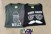 2 Hairy Baby T-Shirts and Socks
