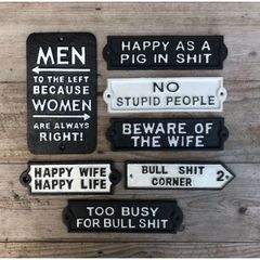Funny Signs  Large  Bundle