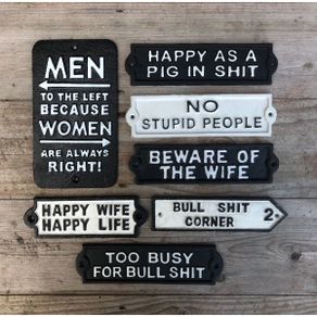 Funny Signs  Large  Bundle