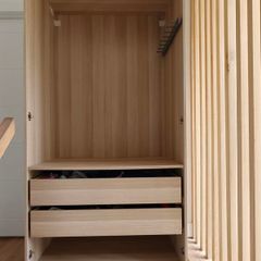 Pax light oak wardrobe