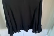 River Island black top - sequenced sleeves &amp; end