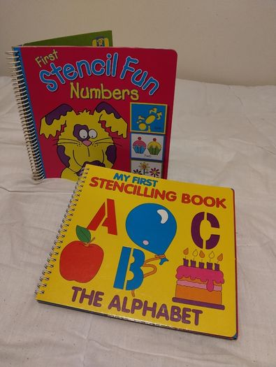 My First Stencil Books x 2