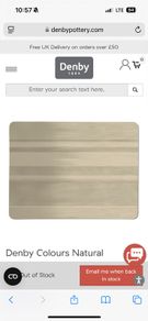 Denby 4 Placemats