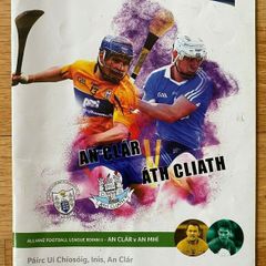 2017 Clare v Dublin - GAA Allianz Hurling League Relegation Play-Off Programme