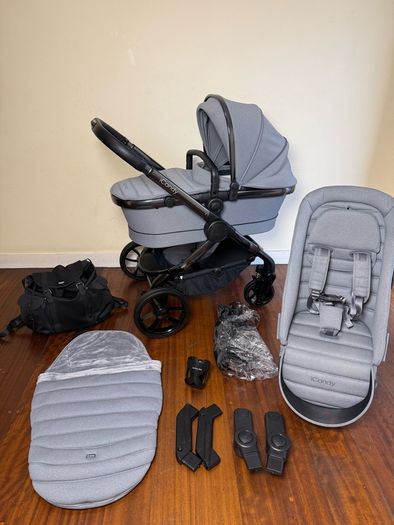 New condition icandy Peach 7 travel system pram