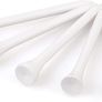70mm 2 3/4" White Wooden Golf Tees Tee Biodegradable XL Pack of 100 Image 3