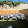 Fire pit table and chairs set Image 4