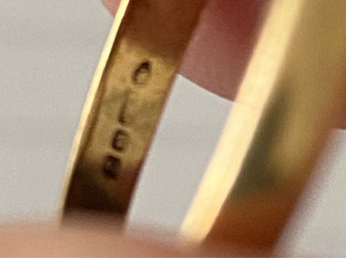 Ring Gold Sapphire Diamond Ring