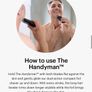MANSCAPED The Handyman Compact Face Shaver  Portable Mens Travel Facial Hair Groomer USB C Rechargeable Electric Razor Waterproof Cordless Dual Action SkinSafe Long Hair Leveler  Foil Blades Image 6