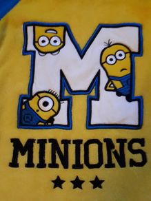 Minion Fleece Pyjamas.  Age 11-12