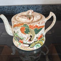 Vintage Thomas Forester and Sons Phoenix Ware teapot art deco Asian style