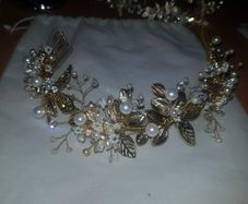 Azzure Bridal Headpiece / Bridal Crown