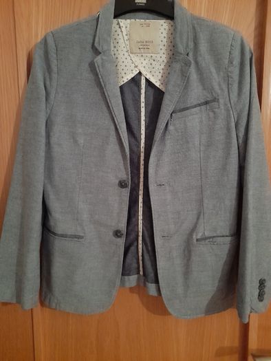 Zara boys shirt and jacket set, age 11-12