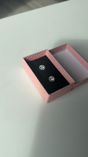 VVS1 Moissanite Halo earrings