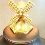 Vintage Brass Windmill In great Vintage Condition Image 2