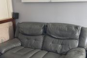 2 seater leather sofa recliner ,