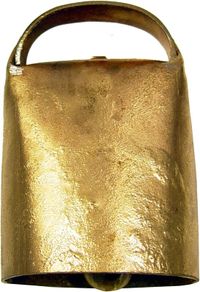 Iron Cowbell Pendent. Free Postage!