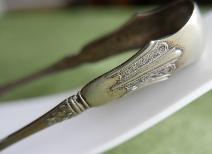 Vintage Silver Plated Ice Tongs