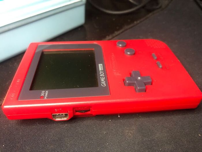 Retro Heaven - Lovely Condition Original RED Nintendo Gameboy Pocket - optional flash cart - #392