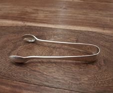 Silver-plated Sugar tongs