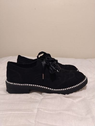 Black Suede Shoes, New