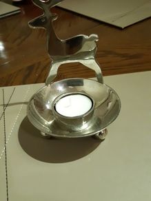 Reindeer candle holder