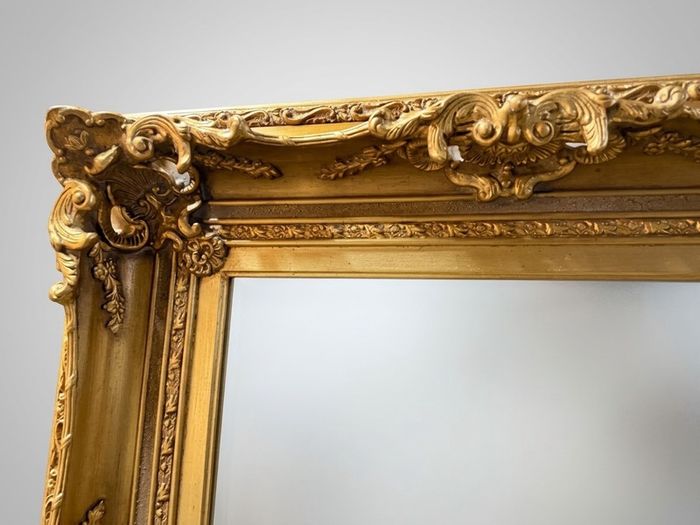 Large Gilt Double Frame Mirror.