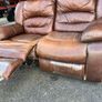 Leather recliner couch/sofa and armchair Image 4
