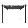 Garden Gazebo with Retractable Roof 3x3 m Anthracite Image 6