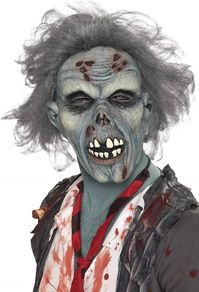 Adult Decaying Zombie Mask