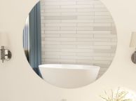 main image for ad Frameless Mirror Round 90 cm Glass