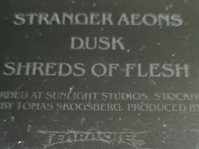 Entombed  Stranger Aeons Rare Death Death Original 90's Earache Pressing Near MINT