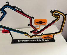 Silverstone F1 Circuit 3D Model Premium Decor for Motorsport Fans