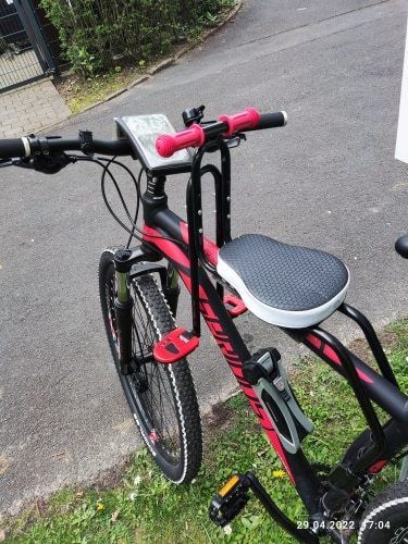 BRAND NEW Bicycle Seat MTB Mountain Bike Front Seats Mat Children Baby Bicycle Safety Chair With Armrest Bar Pedal Cycling Acccessories