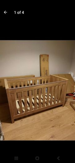 Cotbed and changing table