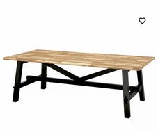 Solid wooden dining table - can seat up to 10