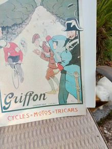 Vintage French cycling poster