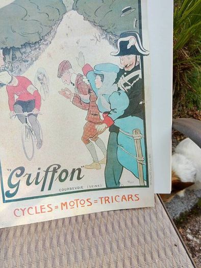 Vintage French cycling poster
