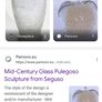 peach glass paper weight,on offer Image 4
