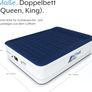 Luxury King Size Double Queen Air Bed - Elevated Inflatable Air Mattress, Electric Built-in Pump, Raised Pillow & Structured I-Beam Technology, Height 56cm Image 8