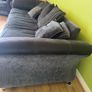Large Grey 3-Seater Sofa & Matching Armchair Image 3