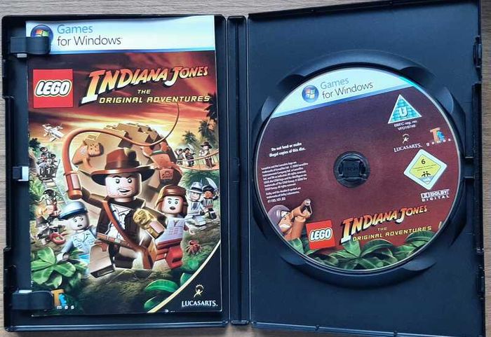 LEGO Indiana Jones: The Original Adventures PC DVD-ROM Complete with Manual